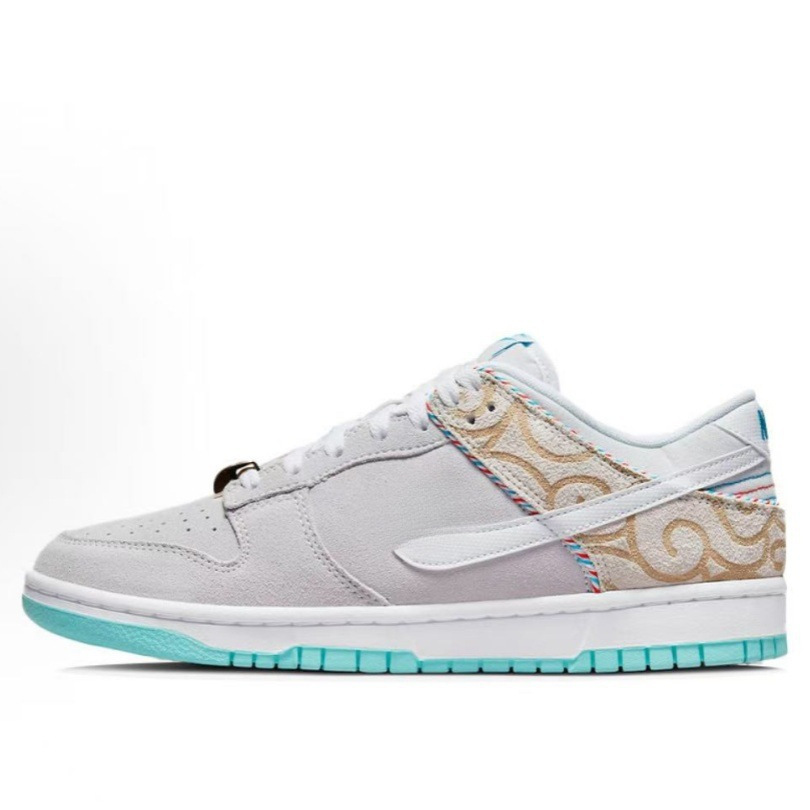 Pure original DUNK zapatos de skate de altura baja, parte superior de cuero suave multifuncional, amortiguación ligera, zapatos de baloncesto retro de moda