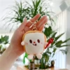 Toast bread golden metal buckle