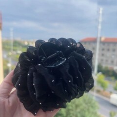 サメの両面ネットの糸の雲の泡の新型の気質の王女のヘアピンの後頭部の髪飾りのクリップの頭飾り