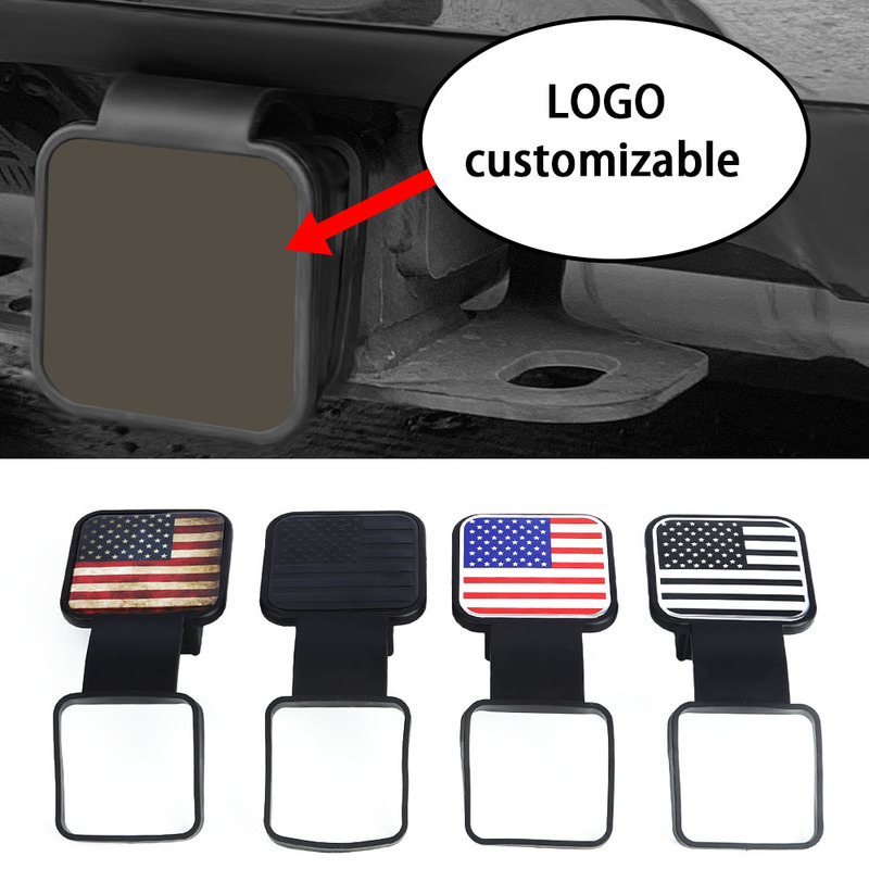Cross-border auto parts car plug cover trailer hook square cover dust plug 2 inches to protect the traction trailer cover Cross-border auto parts car plug cover trailer hook square cover dust plug 2 inches to protect the traction trailer cover