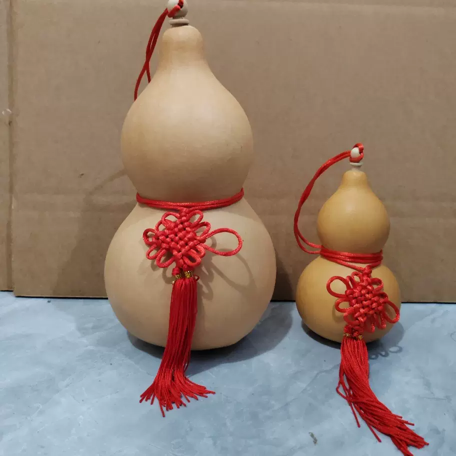 天然开口葫芦挂件门对门家居平安玄关客厅卧室空心带籽小号工艺品