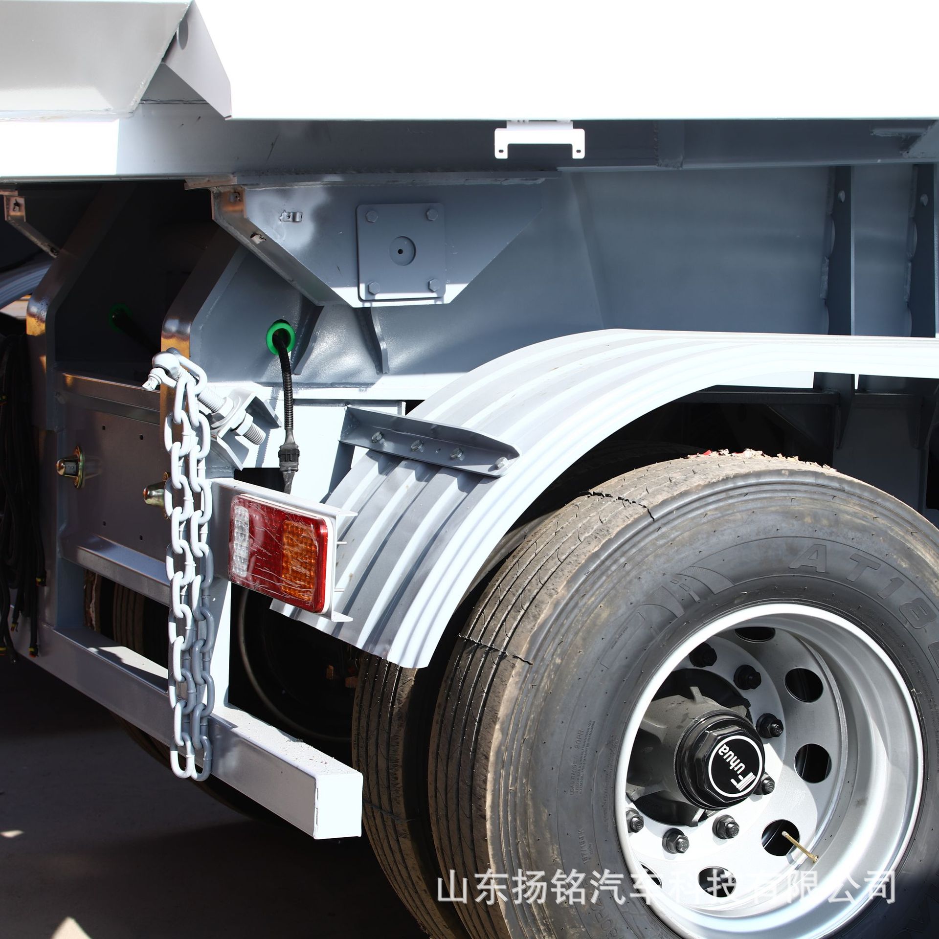 Factory Export Heavy-Duty Rear-Dumping Semi-Trailer Coal Transport Trailer Three-Axle Sand and Gravel Transport Semi-Trailer