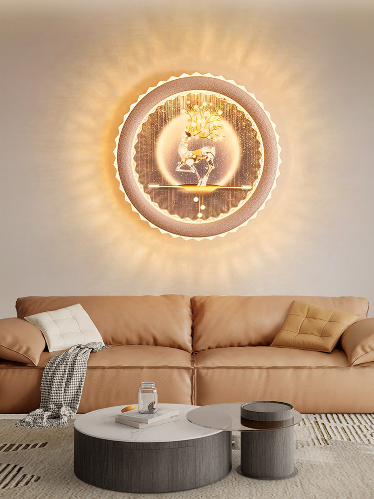 Luz lujosa lámpara de pared de dormitorio de cabecera de cama de alta gama lámpara de pared decoración mural china de fondo de la sala de estar lámpara de pared