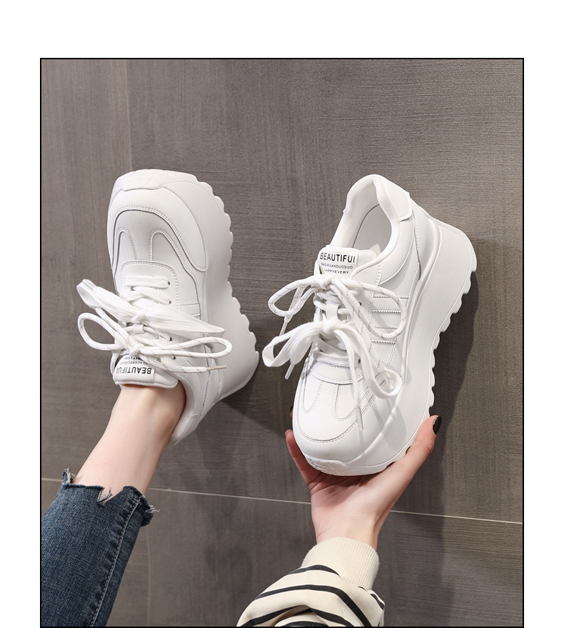 Giày sneaker nữ đế dày phong cách Forrest Gump HC3570 — Màu trắng chi tiết 17