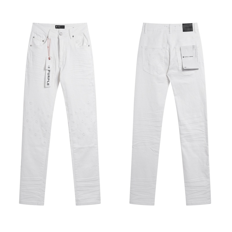 Ksubi トレンディなパープル新 AM スプラッシュインクプリントハイストリートレトロリッピングカジュアルメンズとレディーススリムジーンズ|undefined