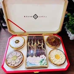 メーカー卸売五宝健康ギフトボックスアメリカ人参霊芝スライス鹿の角紅参ギフト高齢者のための栄養補給