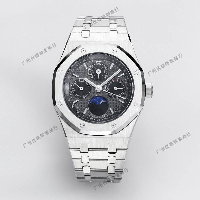 Bbr Aliexpress Ap Royal Oak 26574 Perpetual Calendar Multi-Function Chronograph 5134 Movement Mechanical Watch for Men