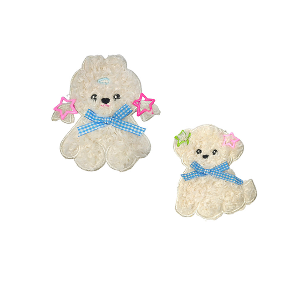 Parche Bordado de Perro – Dibujos Animados para Ropa, Bolsas y Accesorios Otoño-Invierno