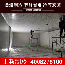 上秋冷库安装水产品海鲜冷库急速制冷冷冻冷藏库全套设备免费设计