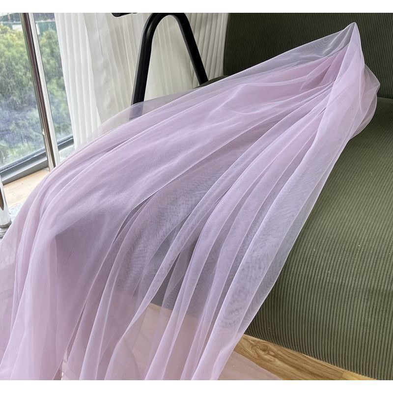 东方美学绿色古风雅静布置纱幔幼儿园环创纱布料汉服柔软装饰网纱|undefined