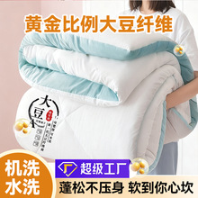 大豆被棉被加厚保暖冬被大豆纤维被a类被芯酒店专用冬天大豆被子