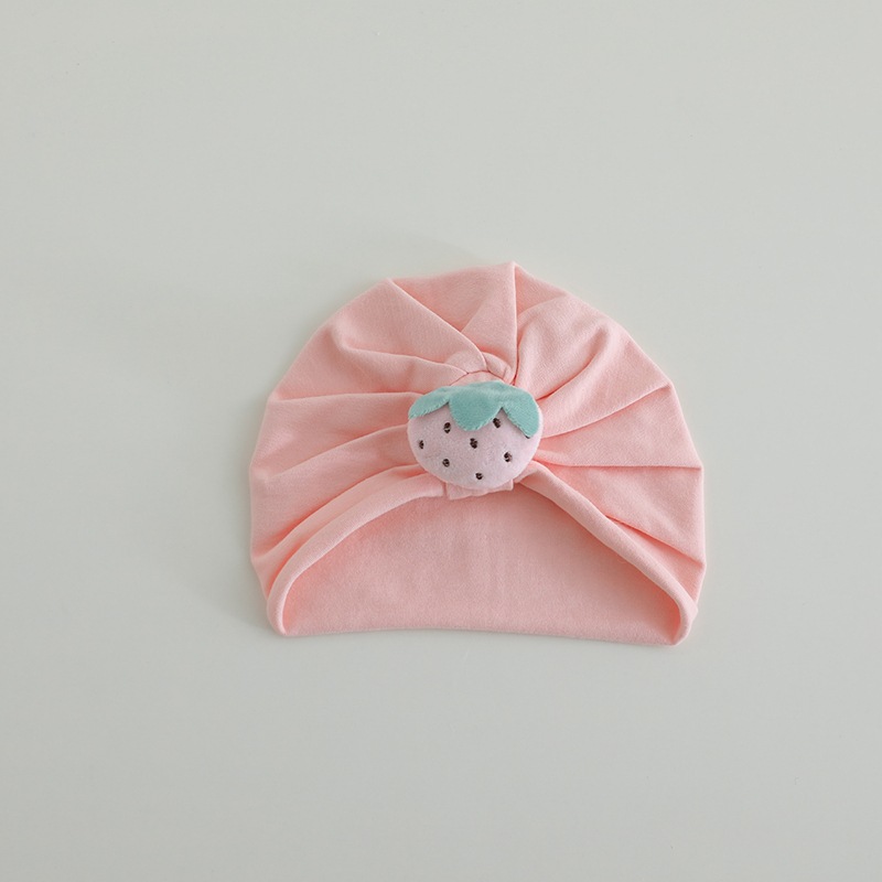 Sombreros para bebés primavera y otoño lindo super lindo puerta de protección de halógeno sombrero indio para bebés de hombres y mujeres cómodos sombreros de cabello pequeño mes sombrero de embarazo