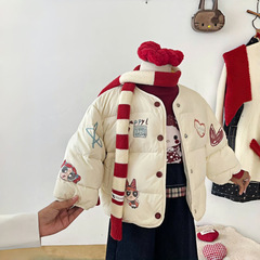 儿童羽绒服2025冬季新款女童宝宝秋冬白鸭绒外套加厚保暖冬装轻薄