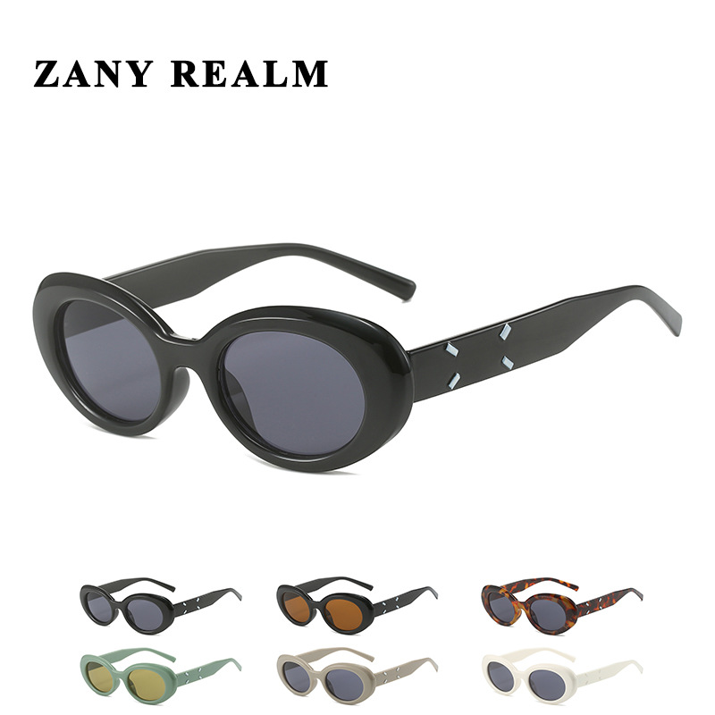 Nuevo retro ojo de gato marco redondo 005 Yu Shuxin mismas gafas de sol transfronterizo UV400 gafas de sol fabricante en stock