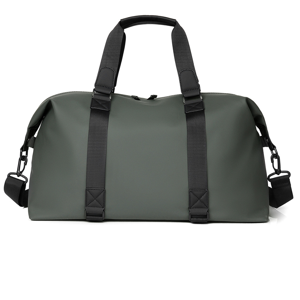 2025 nueva bolsa de equipaje transfronteriza de gran capacidad bolsa deportiva bolsa de musculación bolsa de mano color puro sensación bolsa de hombro para hombres