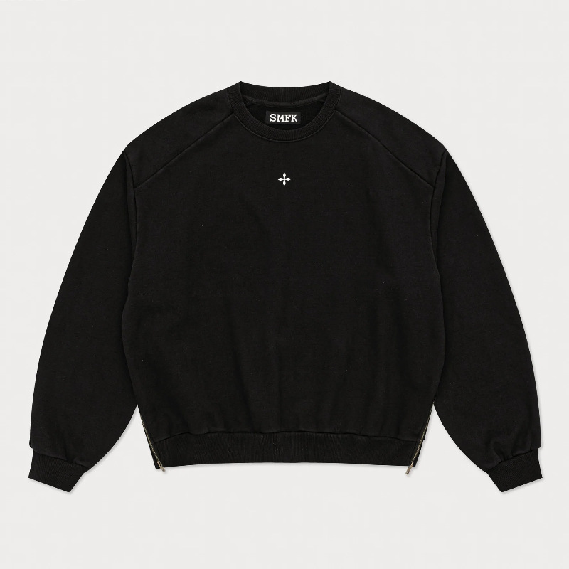 Design sweatshirt with zipper