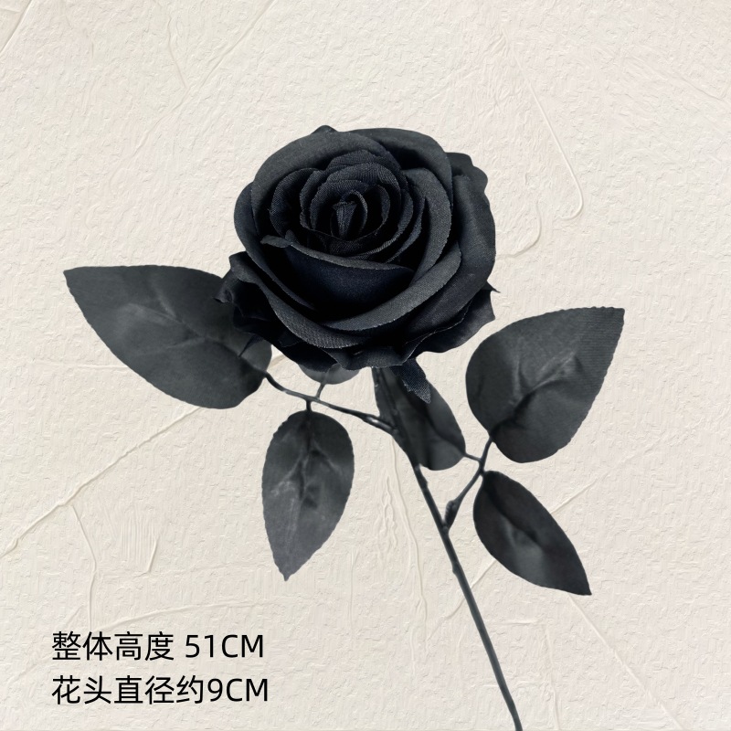 Flor de rosa simulada franela de una sola mano cascada de rosas flor simulada boda decoración del hogar decoración flor falsa al por mayor