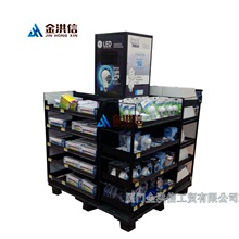 灯泡灯具金属展示架超市便利店商品多层置物架电池铁展架货架