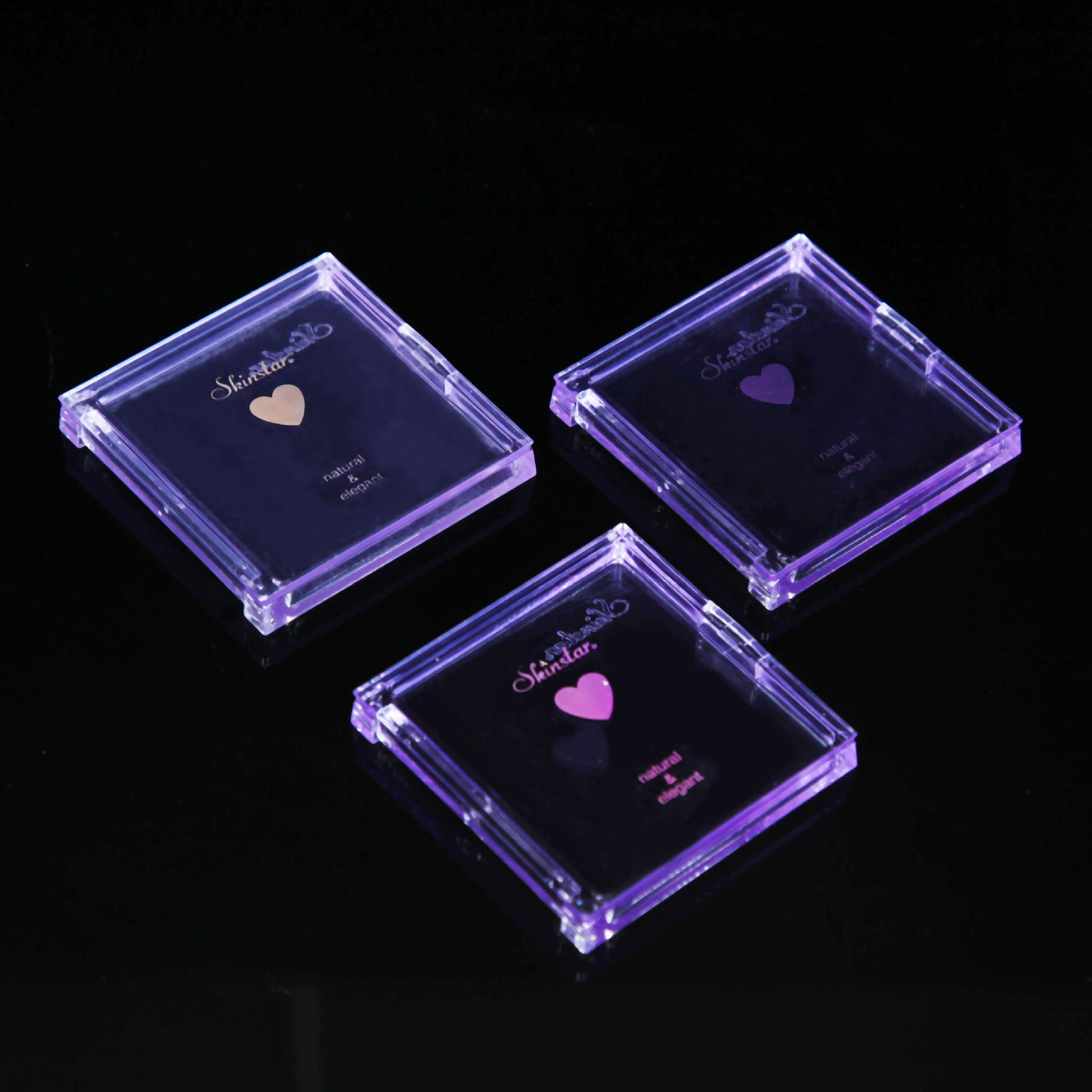 Прозрачная акрилная коробка для отображения накладных ресниц