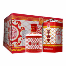 蒙古王42度红包浓香型固态发酵草原特产白酒475ml*6瓶整箱密封