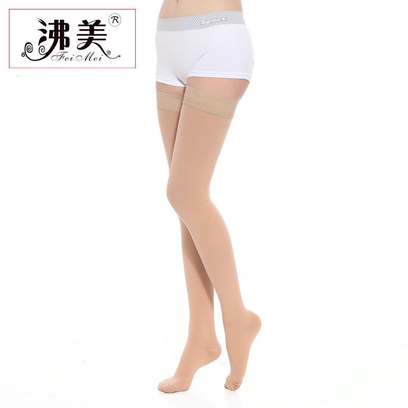 Medical-Grade 20-30Mmhg Compression Stockings over the Knee for Nurses, Leg Shaping, Health Care, and Vein Compression