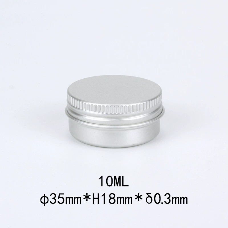 10 г алюминиевая коробка 35*18 мм круглая металлическая коробка рыболовный крючок для хранения приманки для волос воск бальзам упаковка эфирного масла мини-коробка