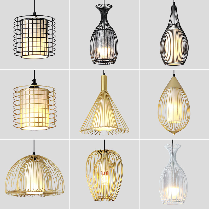 Nordic Creative Personality Restaurant Chandelier Modern Simple Away Bedroom Clothing Store Bar Cafe Shop Lighting