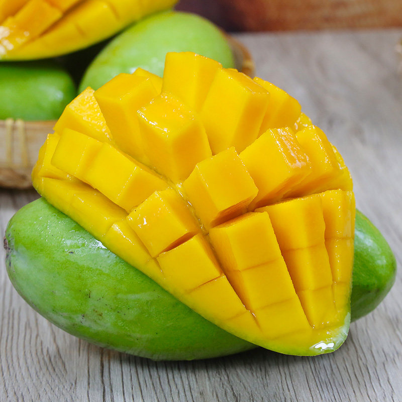 [Jade Mountain]5 pounds of FCL 8-9 Peel Mango Season fresh One piece On behalf of daily