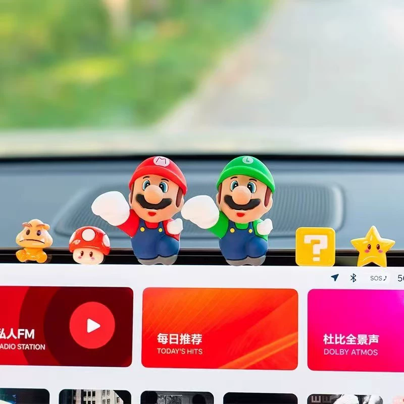 Mavericks Yadi электромобиль мотоцикл велосипед автомобиль супер Марио 3D стерео автомобиль наклейка милая декоративная наклейка
