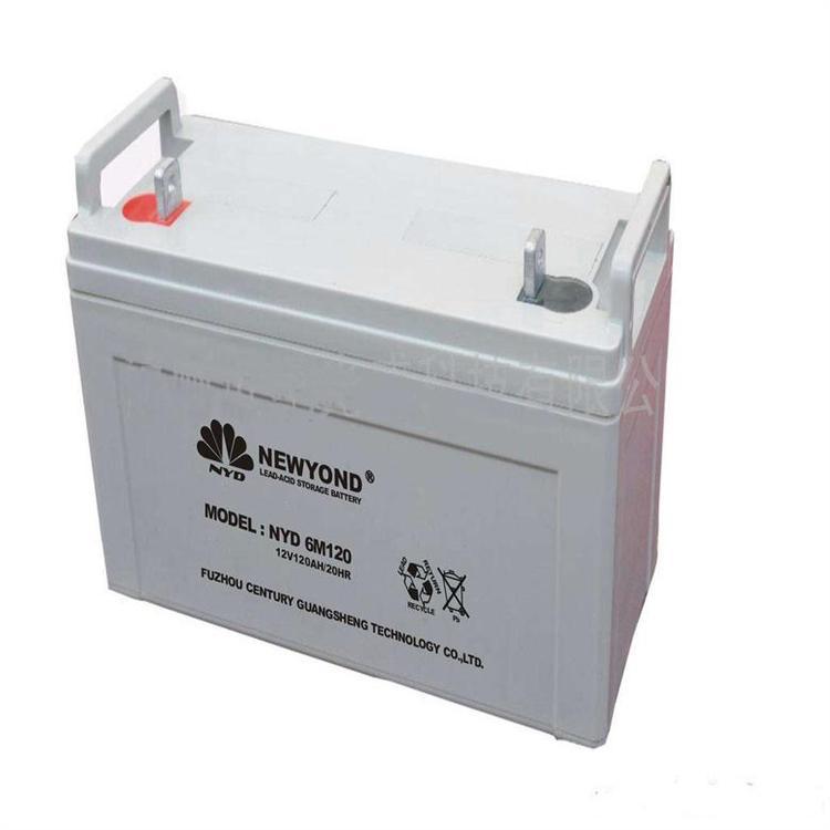 NEWYOND新粤达蓄电池NYD6M120 环保储能电瓶 污水处理系统应急电
