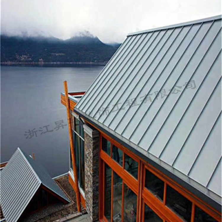 厂家直销 0.7厚25-400型 330型铝镁锰板矮立双锁边屋面