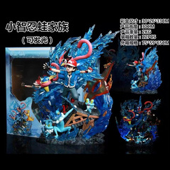 ペットの精霊GK EGG小智甲賀忍蛙家族GX進化シリーズのフィギュア置物