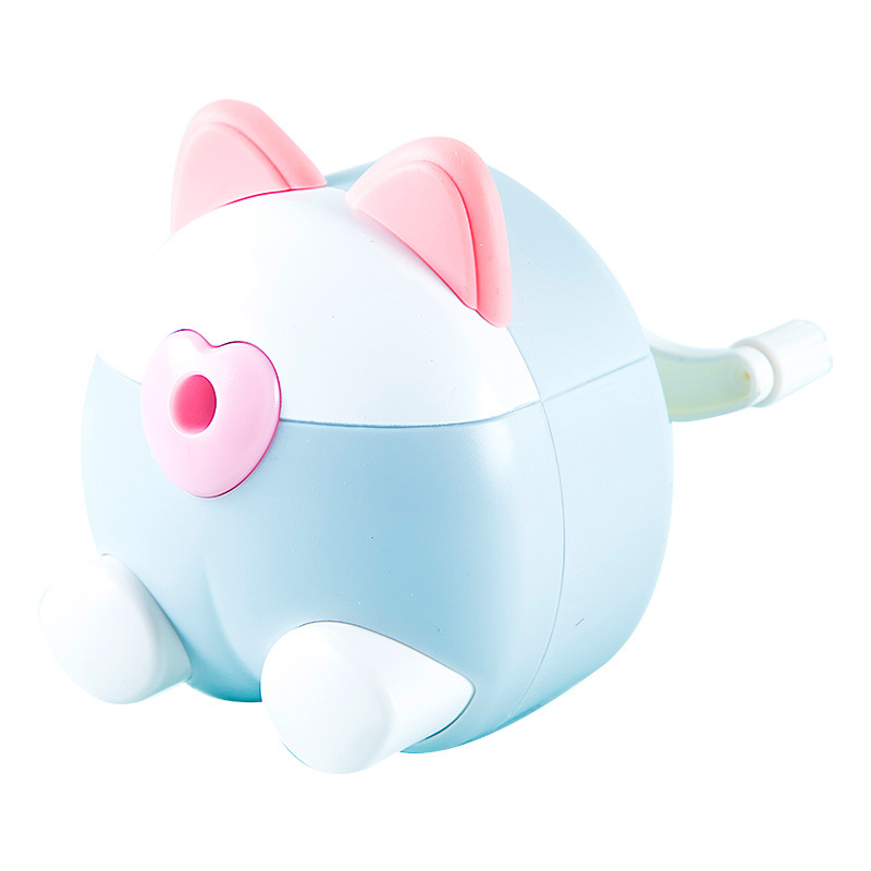 Happy 7826PP lindo mascota lindo sacapuntas Sacapuntas de lápiz de manivela de los niños sacapuntas automático de la pluma papelería del estudiante