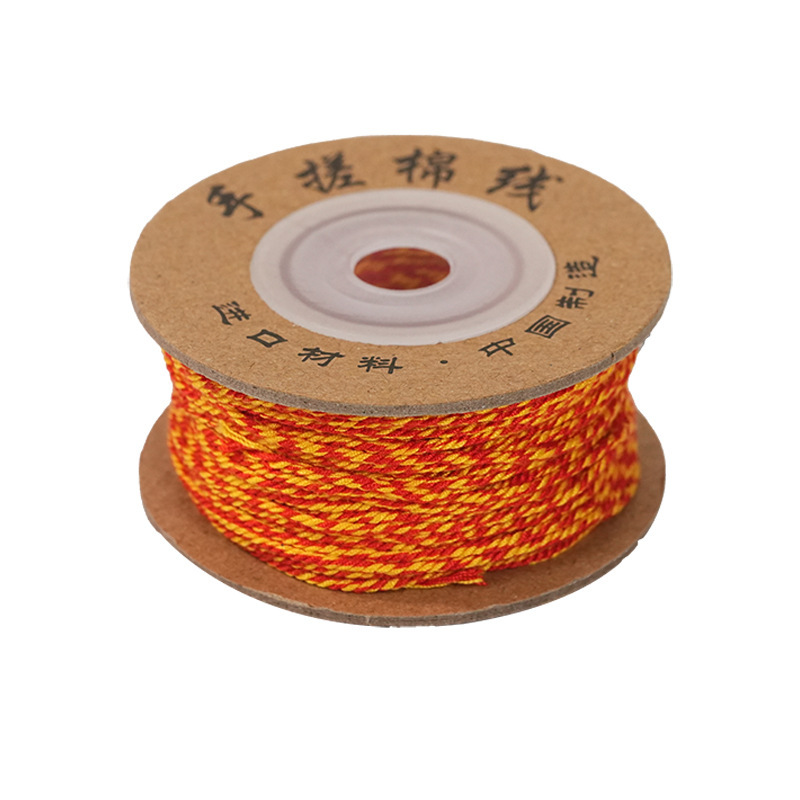 藏式文玩手搓棉线 手工编织DIY手串手链绳材料彩色多股线耐磨绳子|undefined