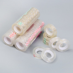 Transparent student tape tape stationery small tape width 0.71.01.51.8 narrow small tape paper manufacturers wholesale