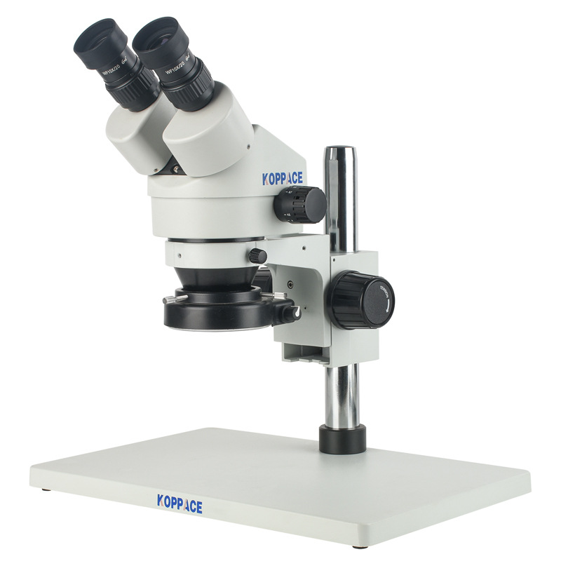 批发 3.5X-90X双目立体显微镜0.7X-4.5X连续变倍镜头适用手机维修