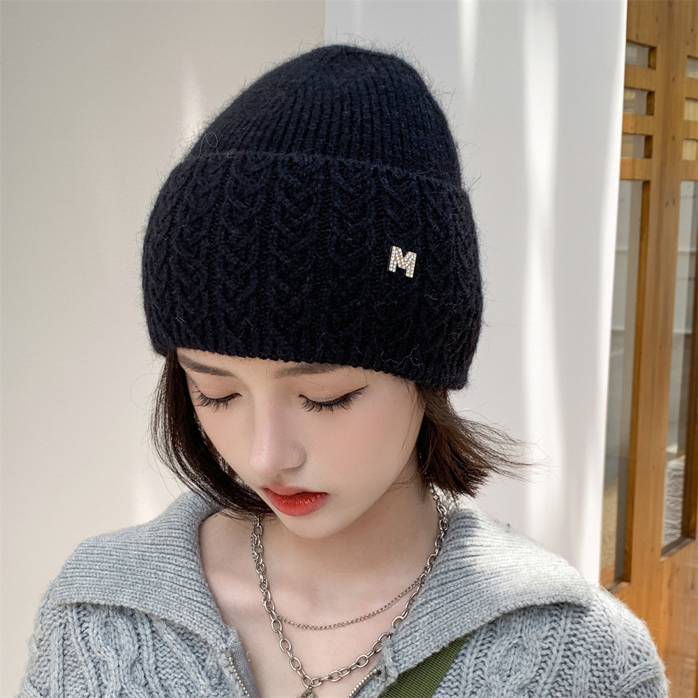 Women's Fashion Letter Eaveless Wool Cap display picture 1