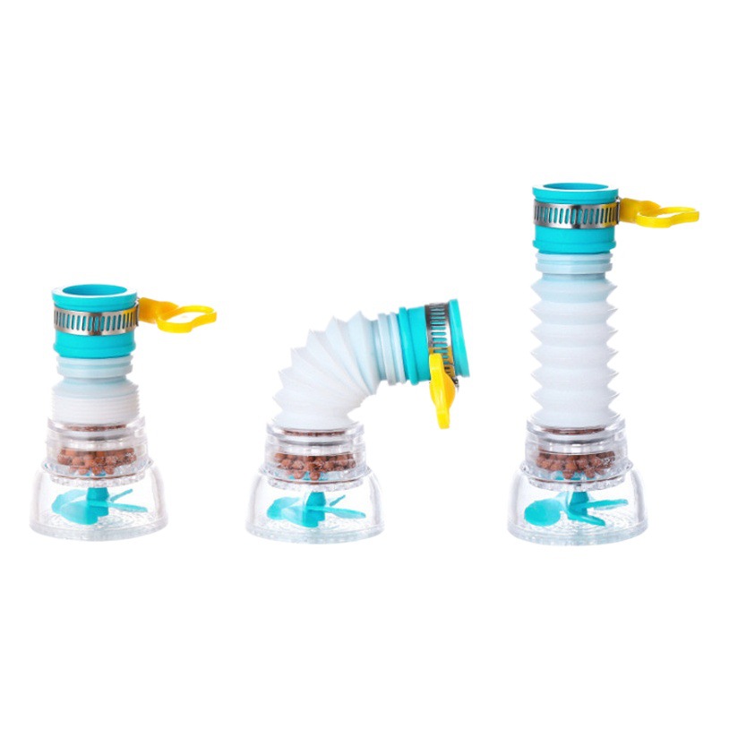 Grifo boquilla de agua a prueba de salpicaduras cocina hogar ducha grifo agua Conector Universal extensor giratorio purificador de agua filtro de agua