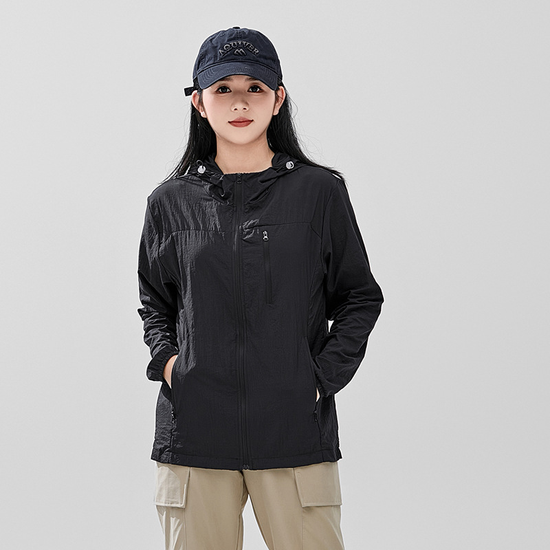 Summer Outdoor Thin Sunscreen Suit Men's Anti-ultraviolet Loose Jacket New Hooded Fishing Suit Women's Trendy Brand Men's Clothing