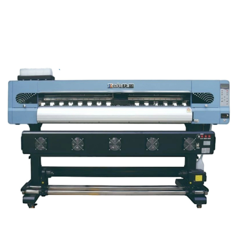 Imagen rápida Xinkeda Impresora de inyección de tinta de impresión de alta definición de un solo cabezal para interiores y exteriores Máquina fotográfica digital i3200 de grado industrial