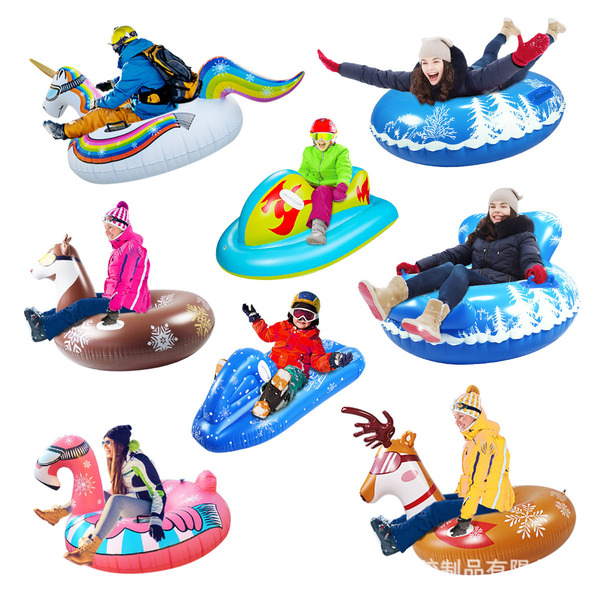 Inflatable ski children's ski board PVC