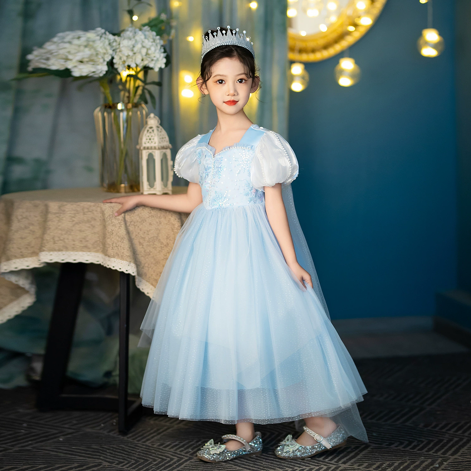 Summer small princess costume, “Frozen”, cosplay, halloween, children's clothing