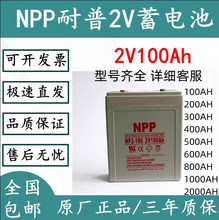 NPP耐普蓄電池NP2-100Ah免維護2V100AH UPSEPS直流屏通訊消防專用