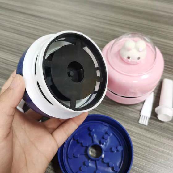 Cute doll desktop handheld vacuum cleaner electric Mini office desktop keyboard eraser dust cleaning gift