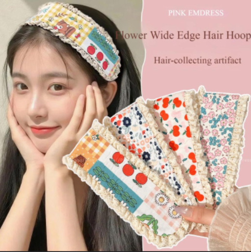 Knitted Hair Fringe Patch, Magic Hair Patch, Hair Sticker, Face Washing Headband, Women's Hair Tidying Tool, Sticky Patch