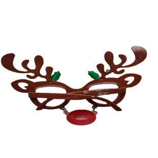 New Christmas antler glasses Christmas gift holiday funny decoration glasses wholesale makeup clothing