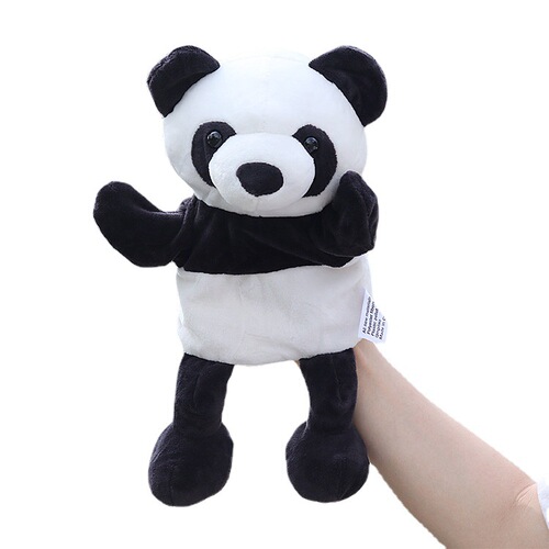 Open mouth hand puppet toy cartoon jungle animal kindergarten class doll child comfort plush toy lion