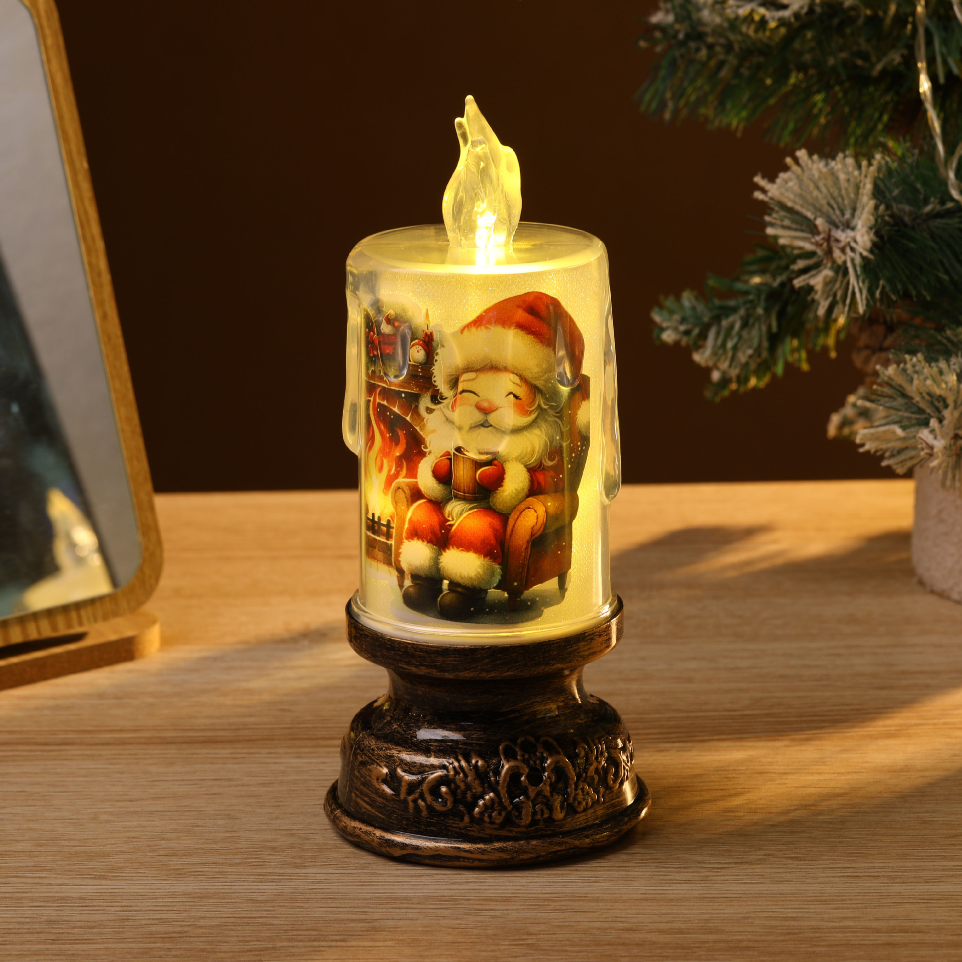 9x21cm 베이스 산타클로스 포함