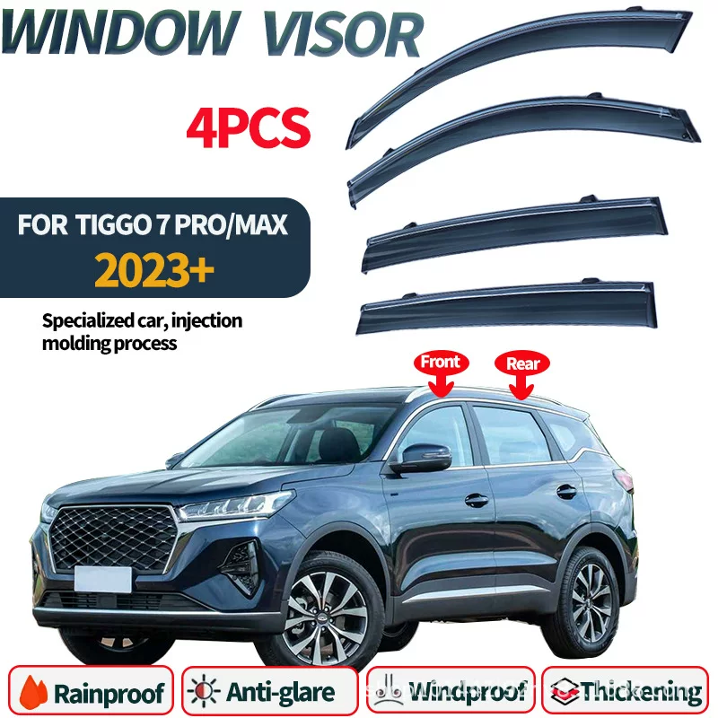 Подходит для Chery Tiggo 7 2016-2023 Ветровики окон