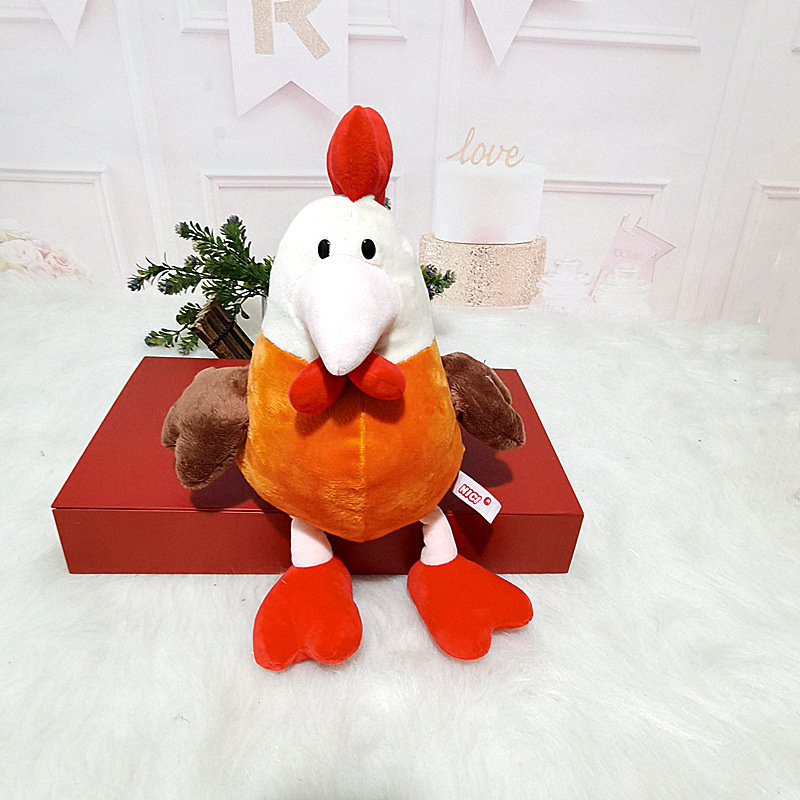 Feo lindo muñeca de pollo de peluche de juguete muñeca de pato pequeño pollo amarillo muñeca de trapo para niños Regalo de Cumpleaños Comercio exterior al por mayor